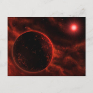 Carte Postale Planète volcanique