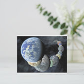 Carte Postale Planètes (Debout devant)