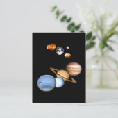 Carte postale Planètes du système solaire (Debout devant)