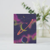 Carte Postale Planètes et Étoiles (Debout devant)