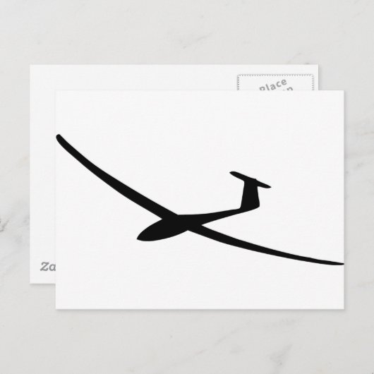 Carte Postale planeur (Devant / Derrière)