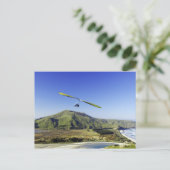 Carte Postale Planeur, péninsule d'Otago, près de Dunedin, (Debout devant)