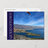 Carte Postale planeur queenstown (Devant / Derrière)