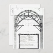 Carte Postale Planifier la structure du dôme de St. (Devant / Derrière)