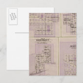 Carte Postale Plans de Brooklyn, Grinnell (Devant / Derrière)