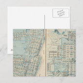 Carte Postale Plans de Lyons et Clinton, Comté de Clinton (Devant / Derrière)