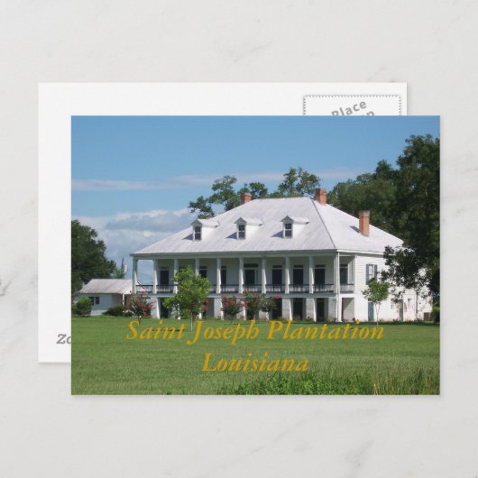 Carte Postale Plantation Saint Joseph (Devant / Derrière)