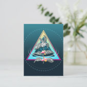 Carte Postale plante de café cosmico (Debout devant)