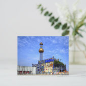 Carte Postale Plante de l'incinération des déchets de Spittelau (Debout devant)