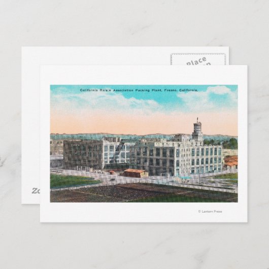 Carte Postale PLANTE d'emballage de l'association CA Raisin (Devant / Derrière)