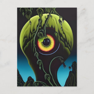 Carte postale Plante Eyeball effrayant