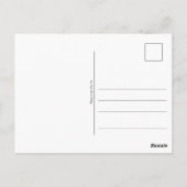 Carte Postale Plante florale au design Tangle - (Dos)