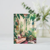 Carte Postale Plante Lovers Paradise Living Room (Debout devant)