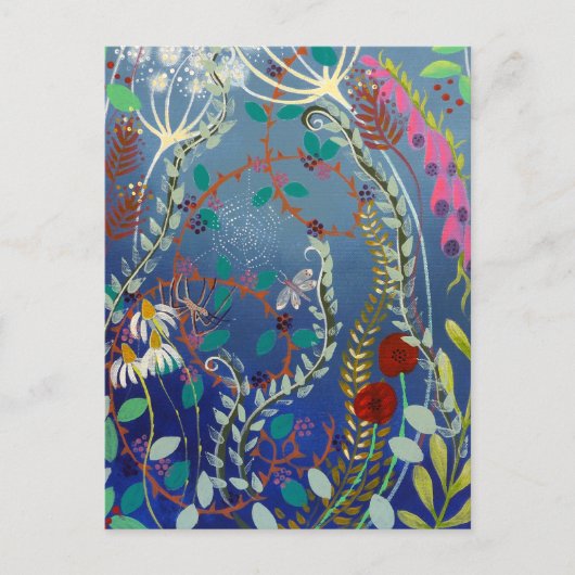 Carte Postale Plantes colorés. (Devant)