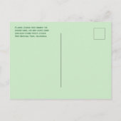 Carte Postale Plantes du désert, Boulders géants, Joshua Tree NP (Dos)