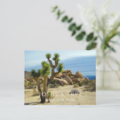 Carte Postale Plantes du désert, Boulders géants, Joshua Tree NP (Debout devant)