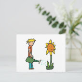 Carte Postale Plantes du jardin d'eau (Debout devant)