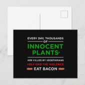 Carte Postale Plantes innocents de Bacon (Devant / Derrière)