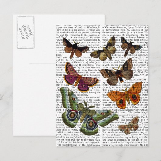 Carte Postale Plaque 3 (Devant / Derrière)