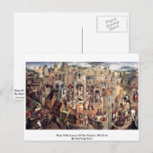 Carte Postale Plaque Avec Scènes De La Passion Du Christ (Devant / Derrière)