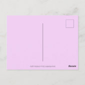 CARTE POSTALE PLAQUE & CITROUILLE PIE, FAIT L'UN POUR L'AUTRE, R (Dos)