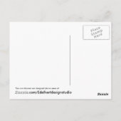 Carte postale Plaque de coloration Octopus 'Keep I (Dos)