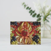 Carte Postale Plaque de fruits (Debout devant)