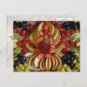 Carte Postale Plaque de fruits (Devant / Derrière)
