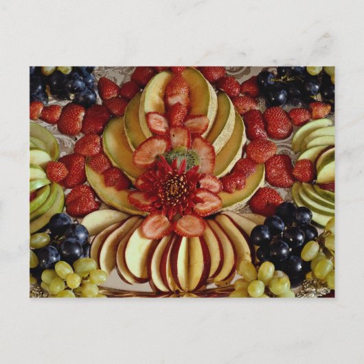 Carte Postale Plaque de fruits (Devant)