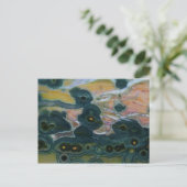 Carte Postale Plaque de jaspe océanique (Debout devant)