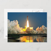 Carte Postale Plaque de lancement Cap Canaveral étiquetée (Devant / Derrière)