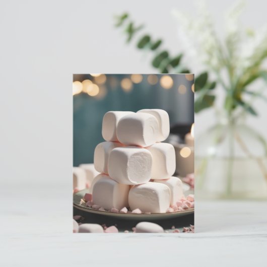 Carte Postale Plaque de marshmallows (Debout devant)