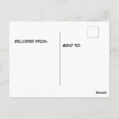 Carte Postale Plaque de marshmallows (Dos)