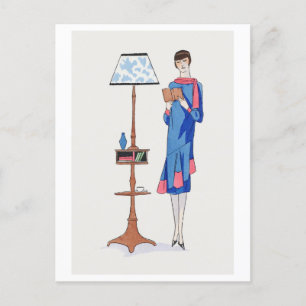 Carte Postale Plaque de mode des années 1920 pour vêtements et l