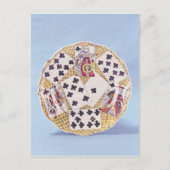 Carte Postale Plaque décorée en trompe l'oeil (Devant)