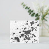 Carte Postale Plaque d'encre (Debout devant)