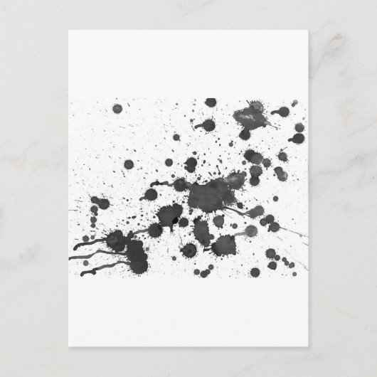 Carte Postale Plaque d'encre (Devant)