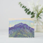 Carte Postale Plaque Ferdinand Hodler- Schynige (Debout devant)