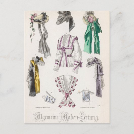 Carte Postale Plaque mode (Devant)