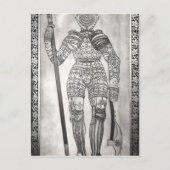 Carte Postale Plaque représentant l'armure de Jeanne d'Arc (Devant)