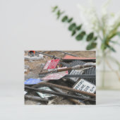 Carte Postale Plaques (Debout devant)