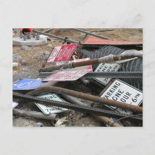 Carte Postale Plaques (Devant)