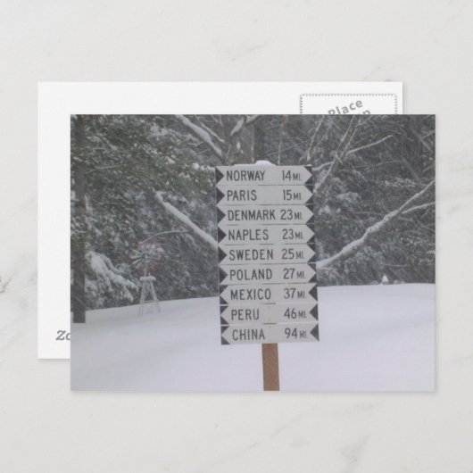 Carte Postale Plaques (Devant / Derrière)