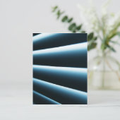 Carte Postale Plaques bleues abstract (Debout devant)
