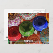 Carte Postale Plaques de céramique marocaine (Devant / Derrière)