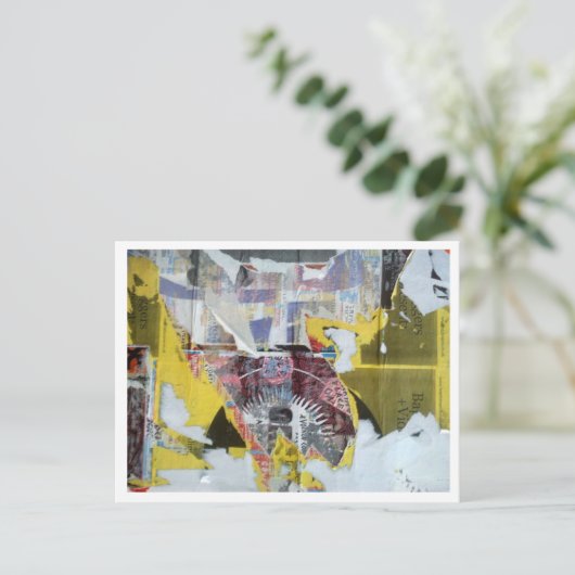 Carte Postale Plaques déchirées (Debout devant)