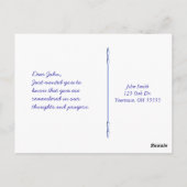 Carte Postale Plaques d'identité militaire sur une Bible avec dr (Dos)