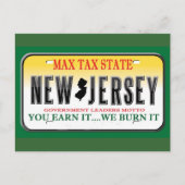 Carte Postale plaques d'immatriculation (Devant)