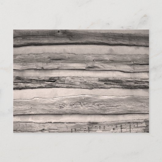 Carte Postale Plaques en bois rustique (Devant)