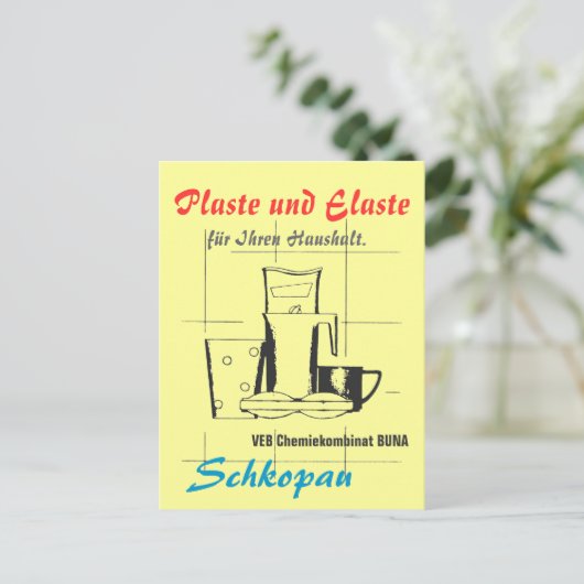 Carte Postale Plaste und Elaste DDR (Debout devant)